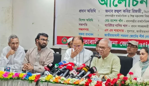 জামায়াত জনগণের স্বার্থের আন্দোলনে নেই: রিজভী